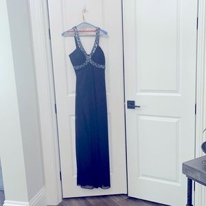 Navy Blue Cache gown
